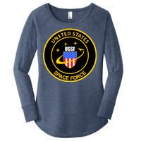 United States Space Force USSF Women's Perfect Tri Tunic Long Sleeve Shirt