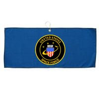 United States Space Force USSF Large Microfiber Waffle Golf Towel