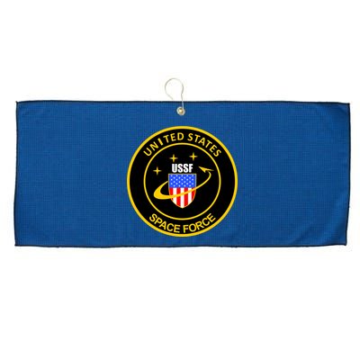 United States Space Force USSF Large Microfiber Waffle Golf Towel