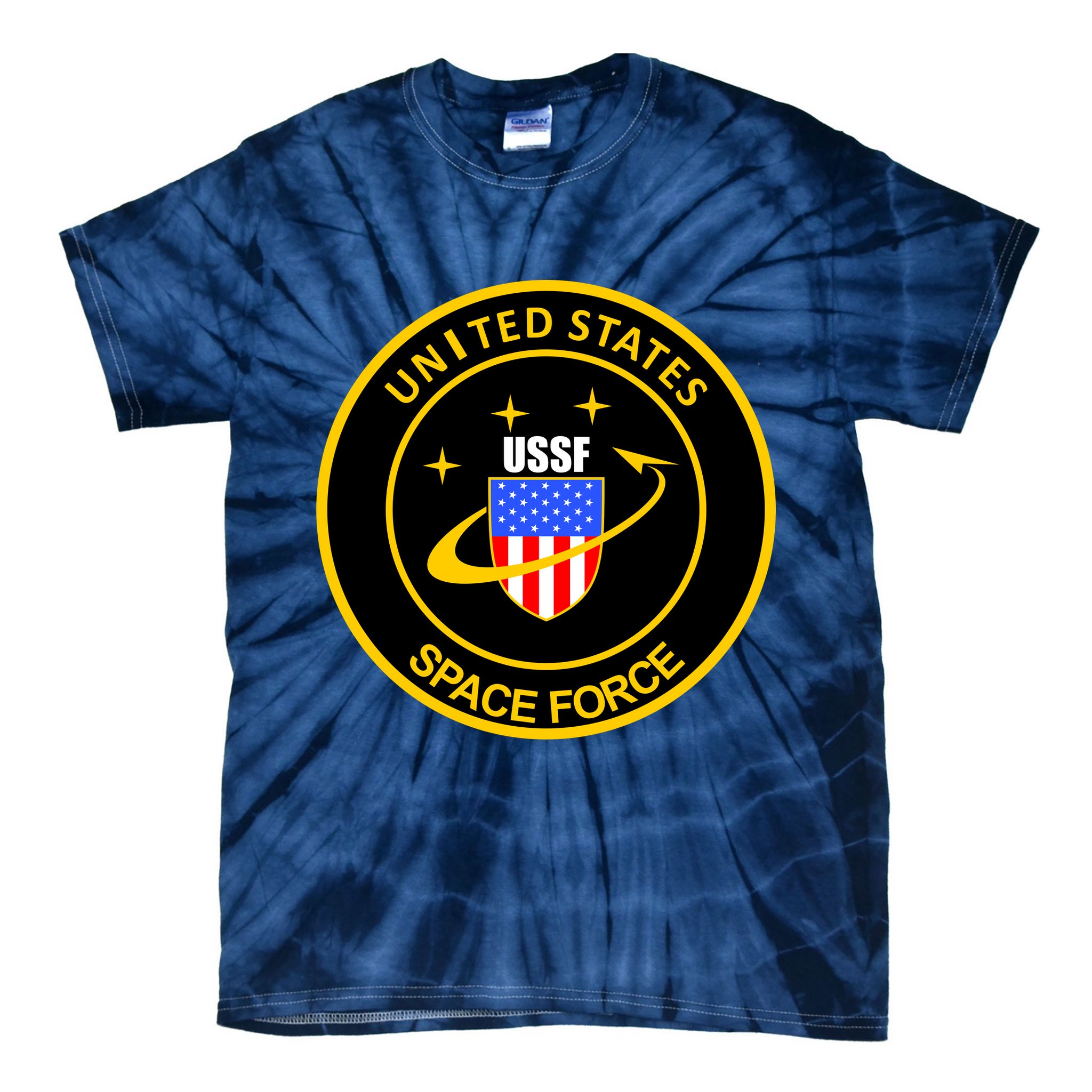 United States Space Force USSF Tie-Dye T-Shirt