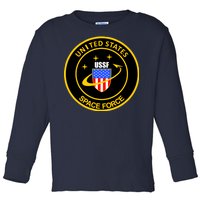 United States Space Force USSF Toddler Long Sleeve Shirt