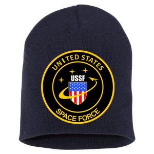 United States Space Force USSF Short Acrylic Beanie