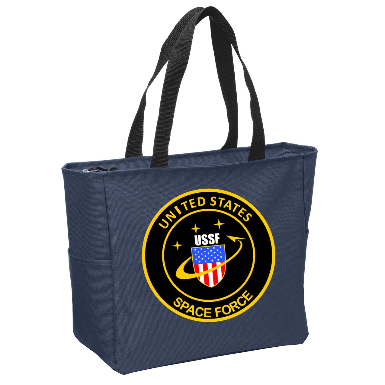 United States Space Force USSF Zip Tote Bag
