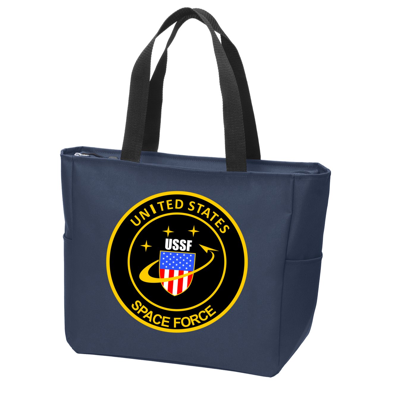 United States Space Force USSF Zip Tote Bag