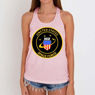 United States Space Force USSF Women's Knotted Racerback Tank