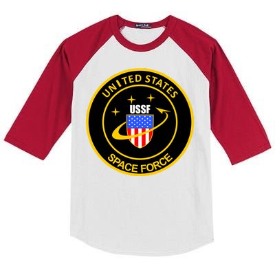 United States Space Force USSF Kids Colorblock Raglan Jersey