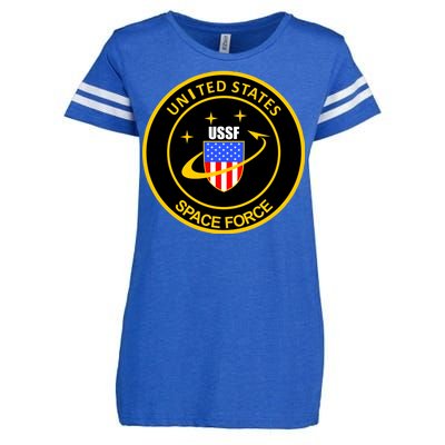 United States Space Force USSF Enza Ladies Jersey Football T-Shirt