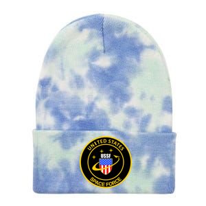 United States Space Force USSF Tie Dye 12in Knit Beanie