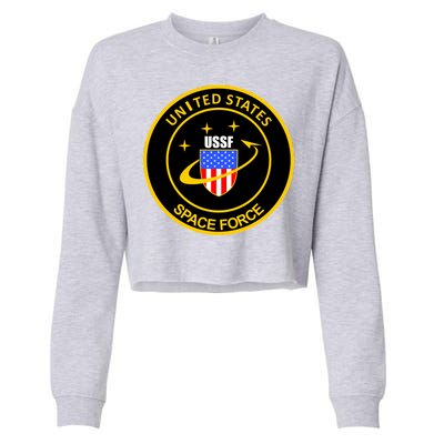 United States Space Force USSF Cropped Pullover Crew