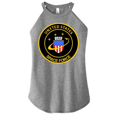 United States Space Force USSF Women’s Perfect Tri Rocker Tank