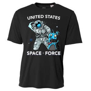 United States Space Force USSF Alien Fight Cooling Performance Crew T-Shirt