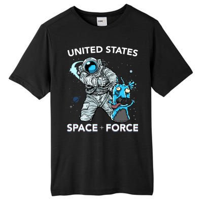 United States Space Force USSF Alien Fight Tall Fusion ChromaSoft Performance T-Shirt