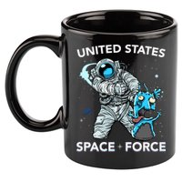 United States Space Force USSF Alien Fight 11oz C Handle Ceramic Mug
