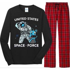 United States Space Force USSF Alien Fight Long Sleeve Pajama Set