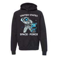 United States Space Force USSF Alien Fight Premium Hoodie