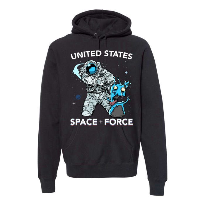 United States Space Force USSF Alien Fight Premium Hoodie