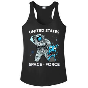 United States Space Force USSF Alien Fight Ladies PosiCharge Competitor Racerback Tank