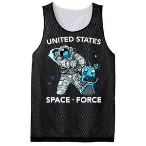 United States Space Force USSF Alien Fight Mesh Reversible Basketball Jersey Tank