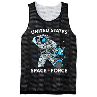 United States Space Force USSF Alien Fight Mesh Reversible Basketball Jersey Tank