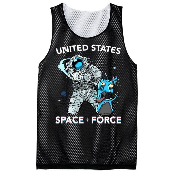 United States Space Force USSF Alien Fight Mesh Reversible Basketball Jersey Tank