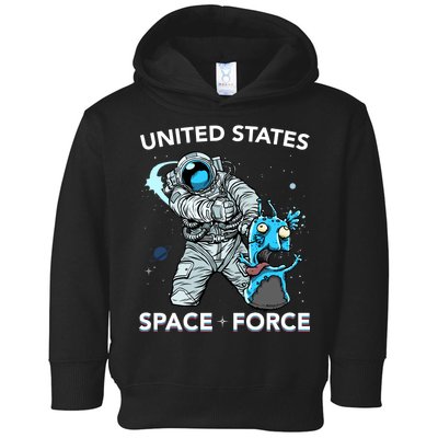 United States Space Force USSF Alien Fight Toddler Hoodie