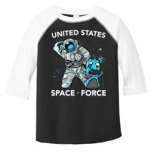 United States Space Force USSF Alien Fight Toddler Fine Jersey T-Shirt