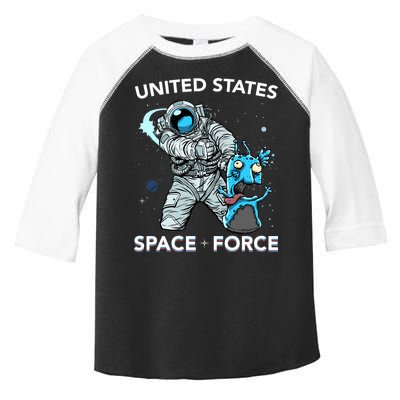 United States Space Force USSF Alien Fight Toddler Fine Jersey T-Shirt