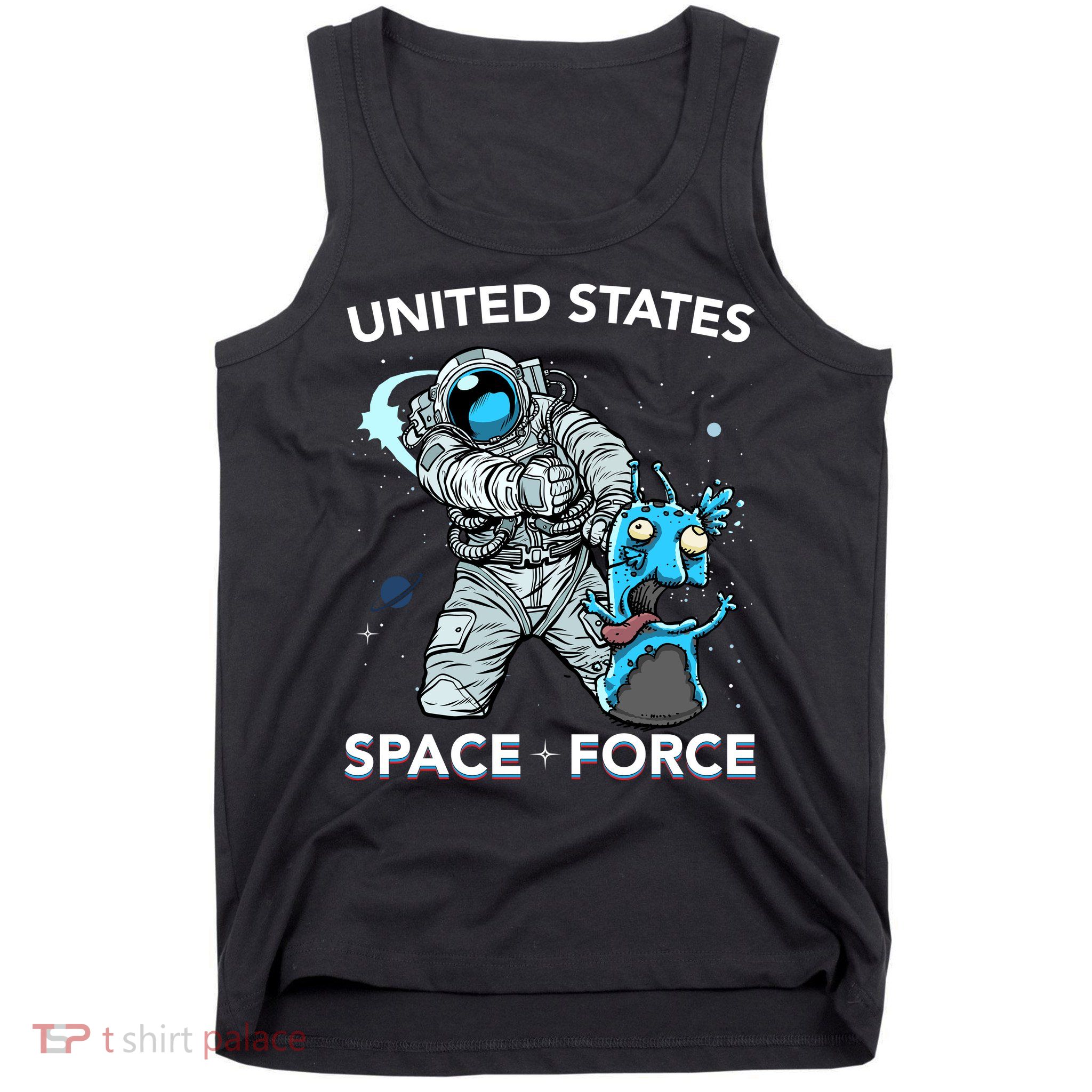 United States Space Force USSF Alien Fight Tank Top