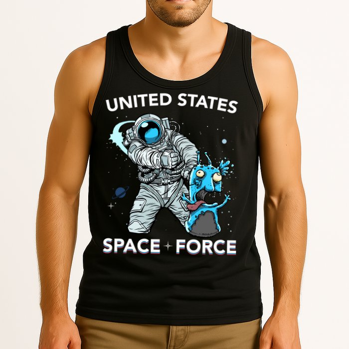 United States Space Force USSF Alien Fight Tank Top