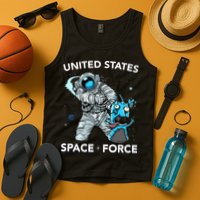 United States Space Force USSF Alien Fight Tank Top