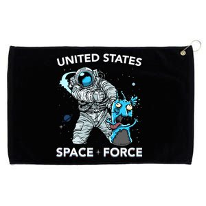 United States Space Force USSF Alien Fight Grommeted Golf Towel