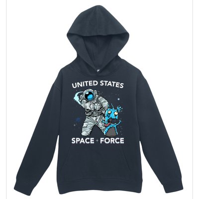 United States Space Force USSF Alien Fight Urban Pullover Hoodie