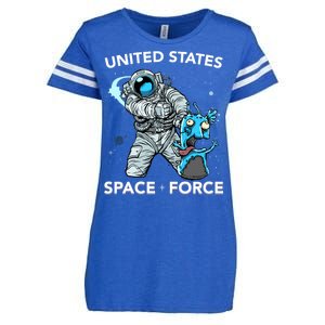 United States Space Force USSF Alien Fight Enza Ladies Jersey Football T-Shirt