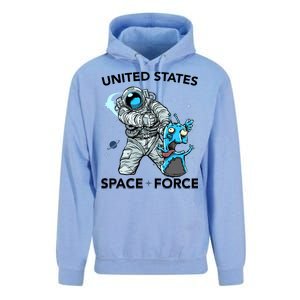 United States Space Force USSF Alien Fight Unisex Surf Hoodie