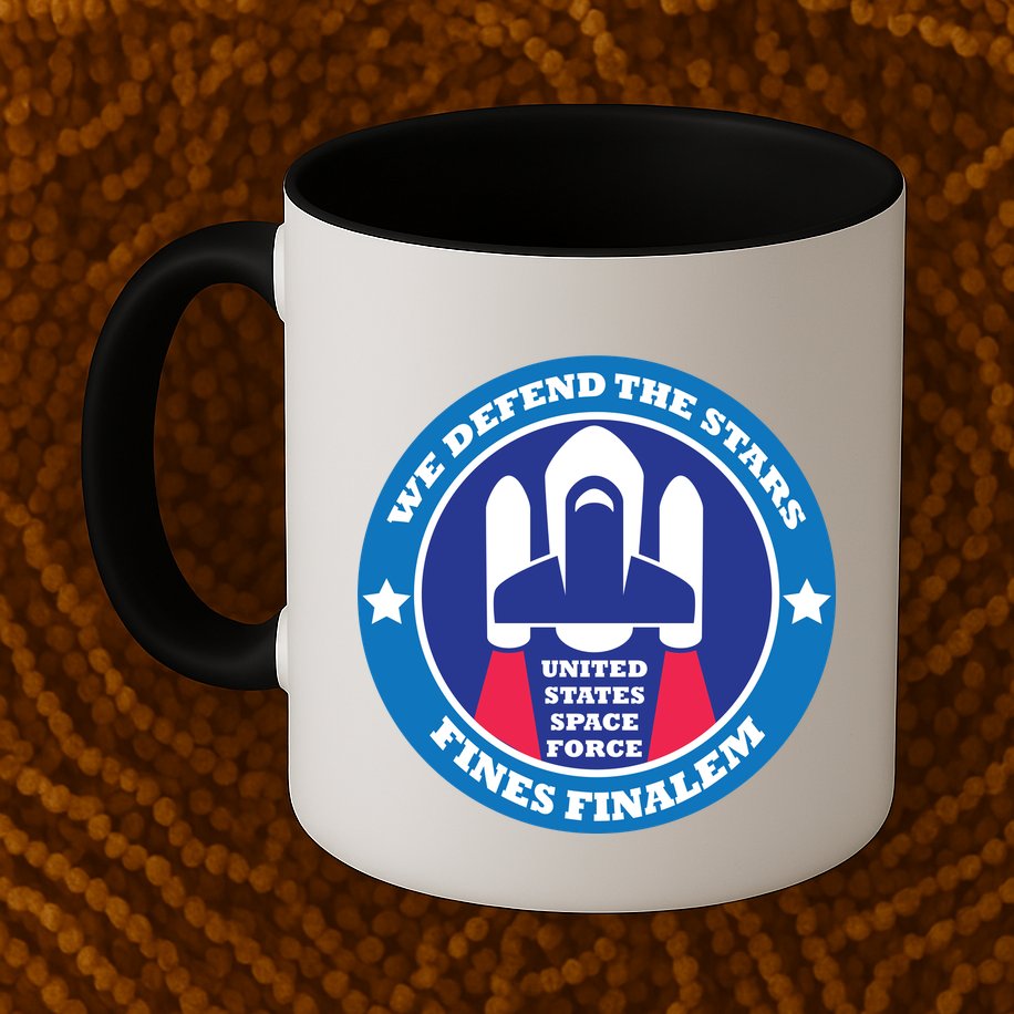 United States Space Force We Defend the Stars Mug