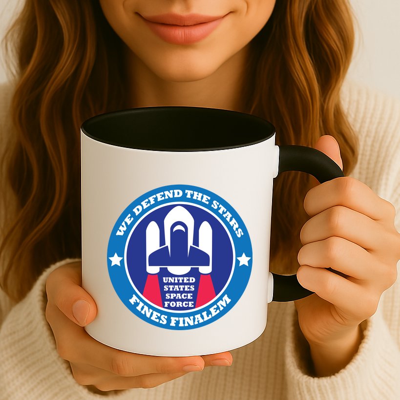 United States Space Force We Defend the Stars Mug