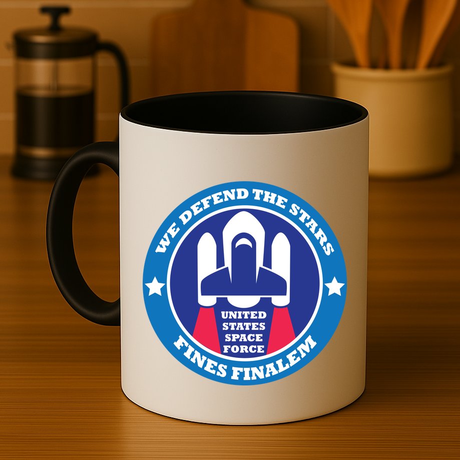 United States Space Force We Defend the Stars Mug