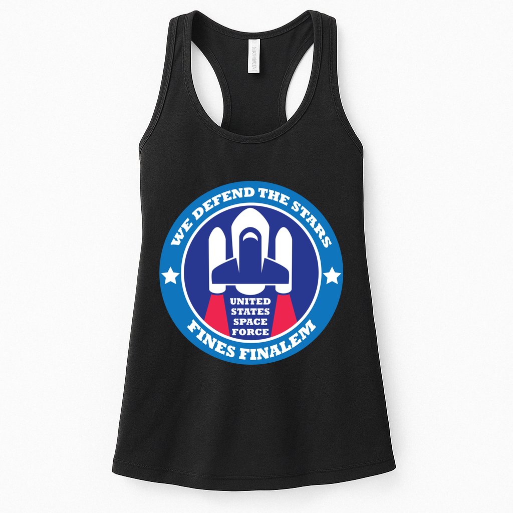 United States Space Force We Defend the Stars Womens Tank Top