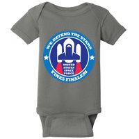 United States Space Force We Defend the Stars Baby Bodysuit