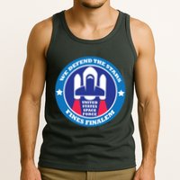 United States Space Force We Defend the Stars Tank Top
