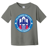 United States Space Force We Defend the Stars Toddler T-Shirt