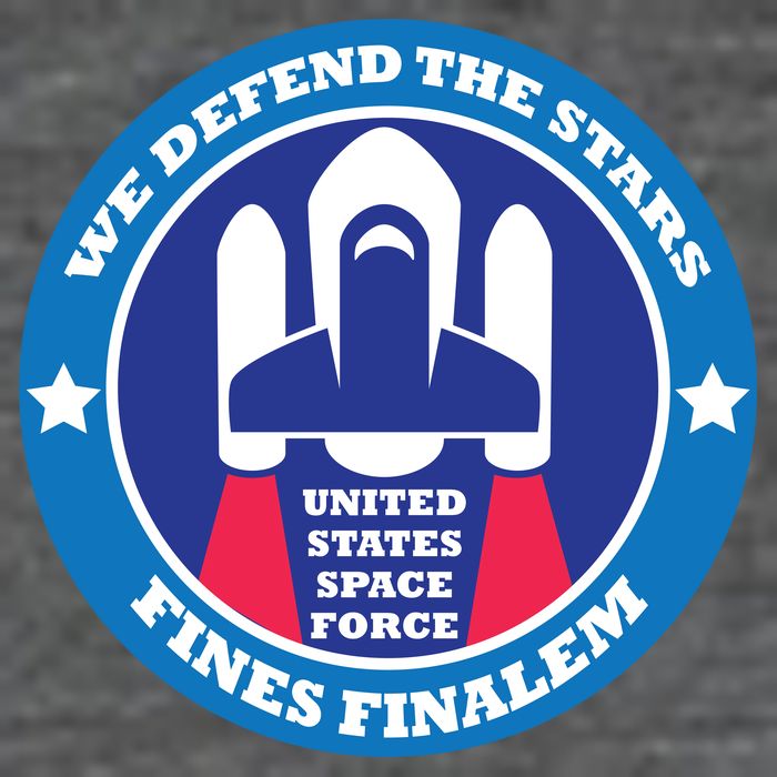 United States Space Force We Defend the Stars Womens T-Shirt