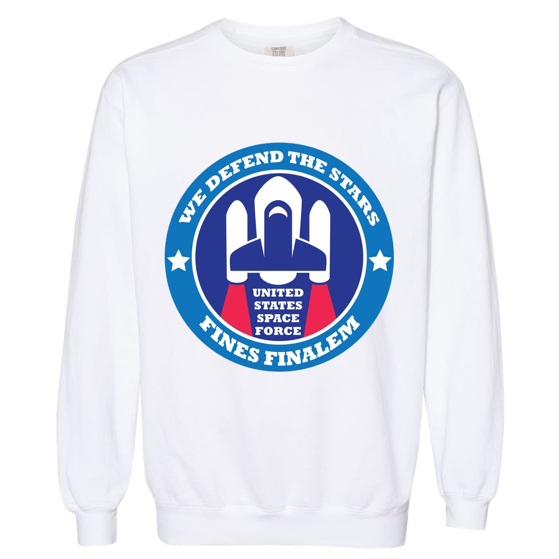 United States Space Force We Defend the Stars Garment-Dyed Sweatshirt