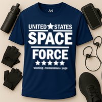 United States Space Force Winning Tremendous Yuge Cooling Performance Crew T-Shirt