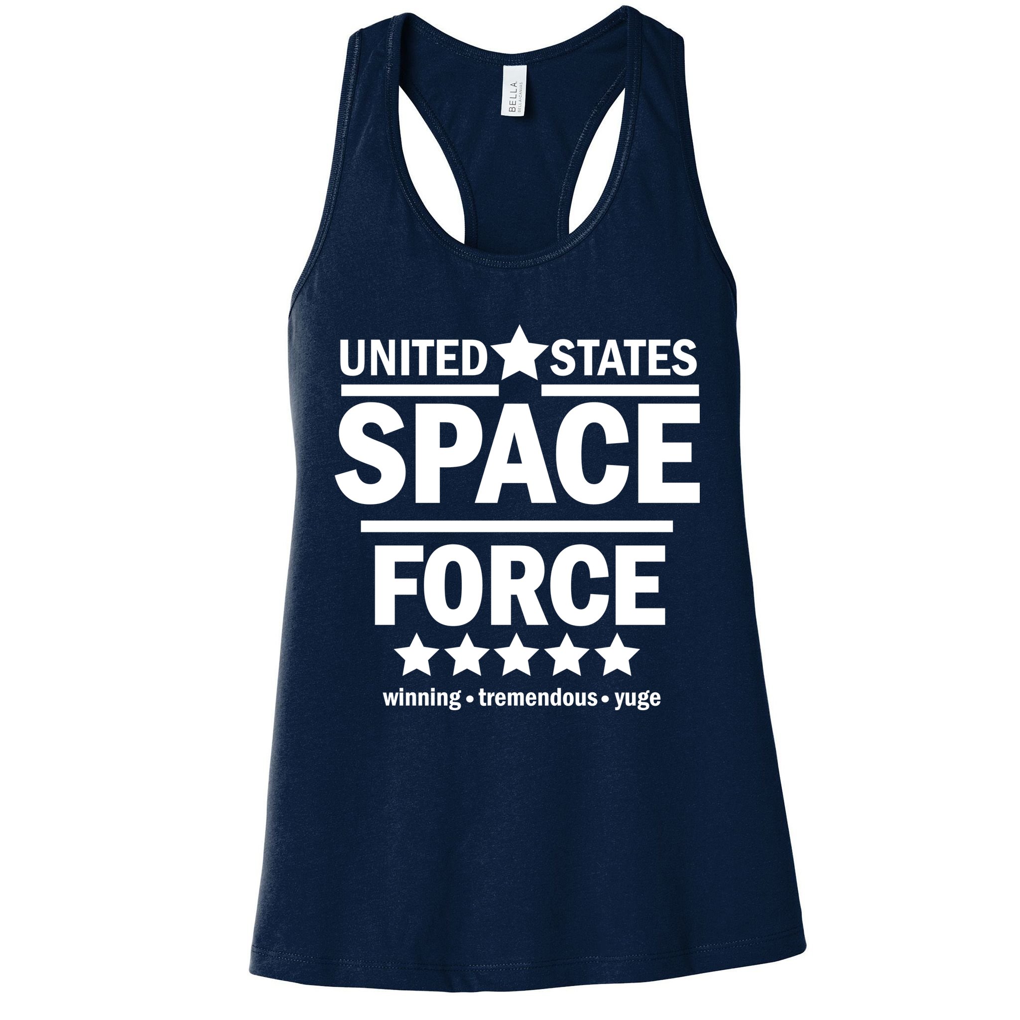 United States Space Force Winning Tremendous Yuge Womens Tank Top