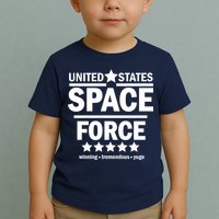 United States Space Force Winning Tremendous Yuge Toddler T-Shirt