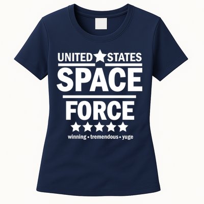 United States Space Force Winning Tremendous Yuge Womens T-Shirt