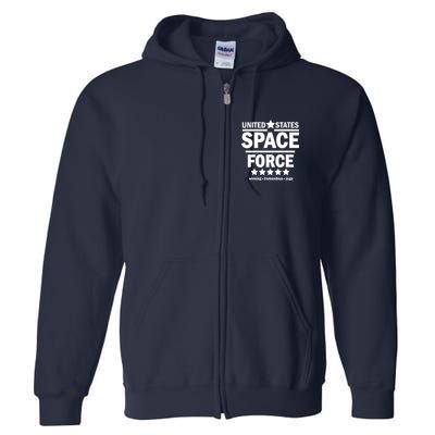 United States Space Force Winning Tremendous Yuge Full Zip Hoodie