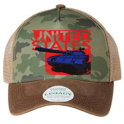 United States US Tank  Legacy Tie Dye Trucker Hat