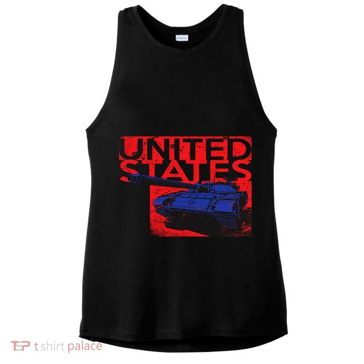 United States US Tank  Ladies PosiCharge Tri-Blend Wicking Tank